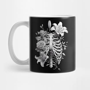 Bones and Botany Healing Art T-Shirt Mug